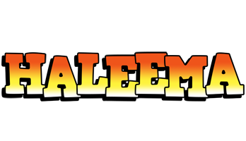 Haleema sunset logo