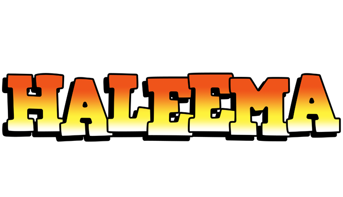 Haleema sunset logo
