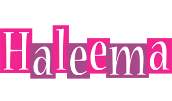 Haleema whine logo