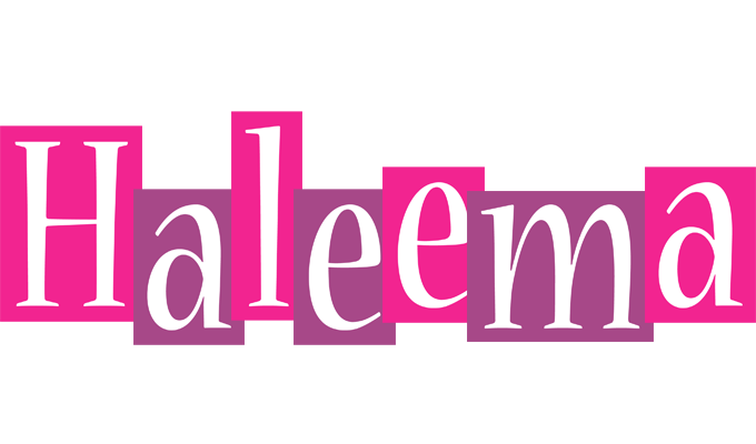 Haleema whine logo