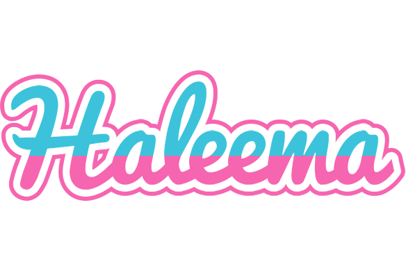 Haleema woman logo
