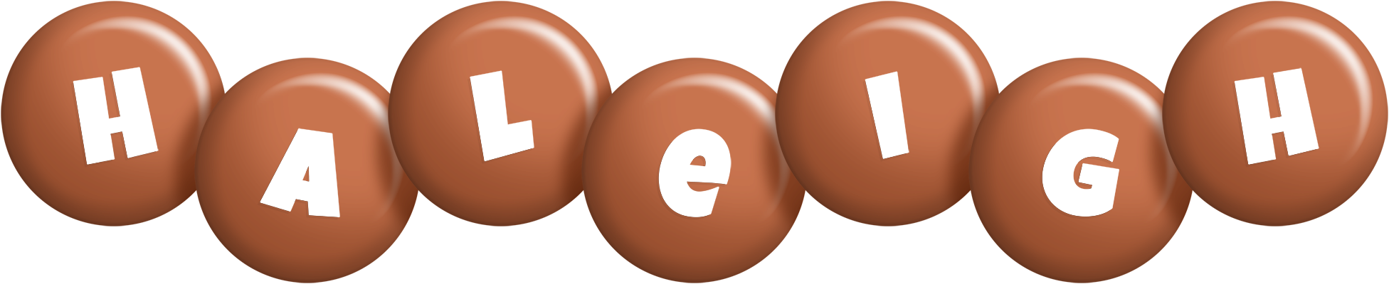 Haleigh candy-brown logo
