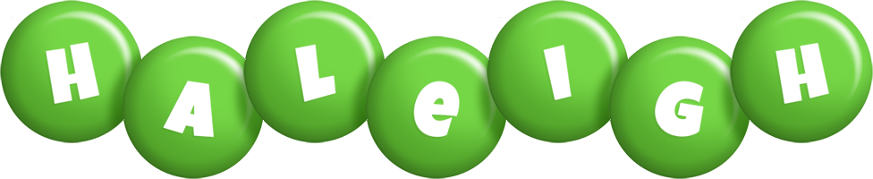 Haleigh candy-green logo