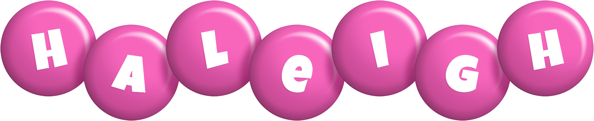Haleigh candy-pink logo