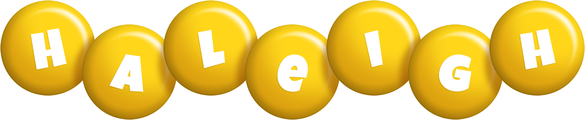 Haleigh candy-yellow logo