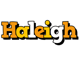 Haleigh cartoon logo