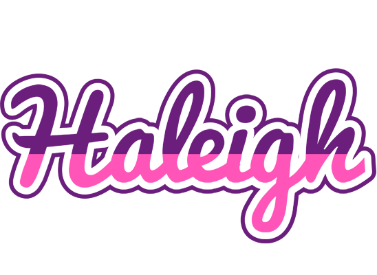 Haleigh cheerful logo