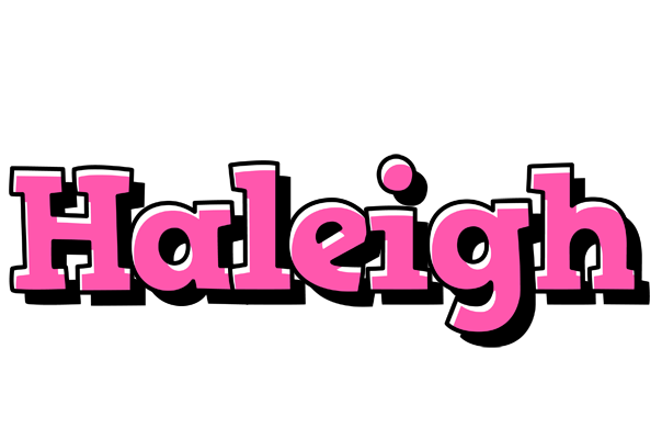 Haleigh girlish logo