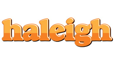 Haleigh orange logo