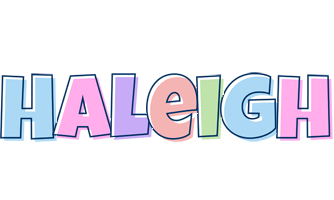 Haleigh pastel logo