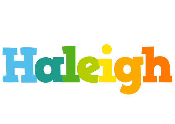 Haleigh rainbows logo