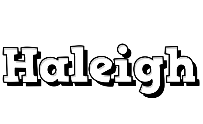 Haleigh snowing logo