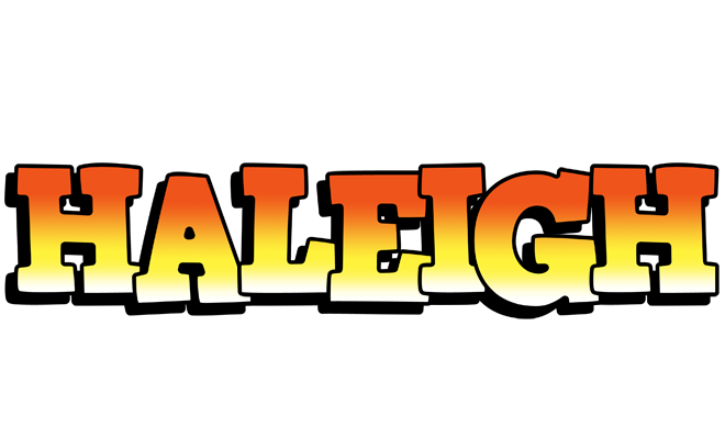 Haleigh sunset logo