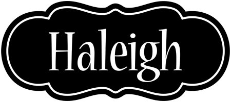 Haleigh welcome logo