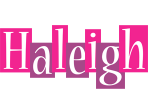 Haleigh whine logo