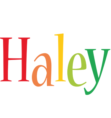Haley birthday logo