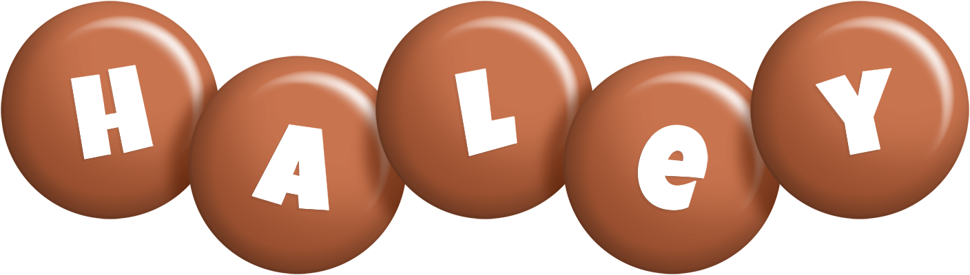 Haley candy-brown logo