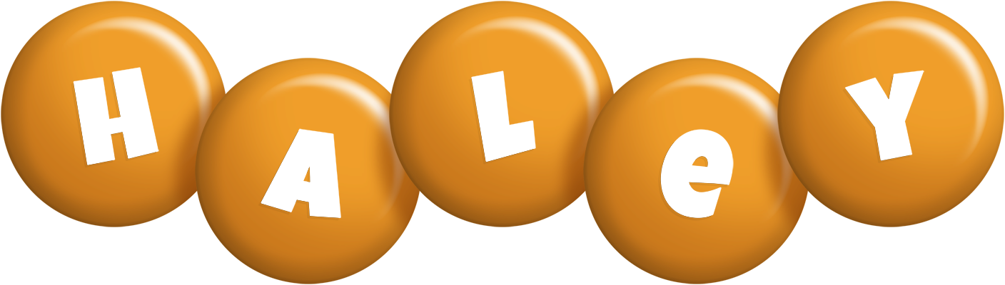 Haley candy-orange logo