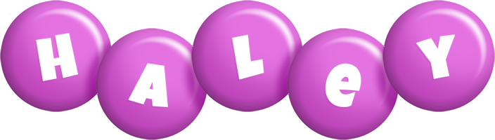 Haley candy-purple logo