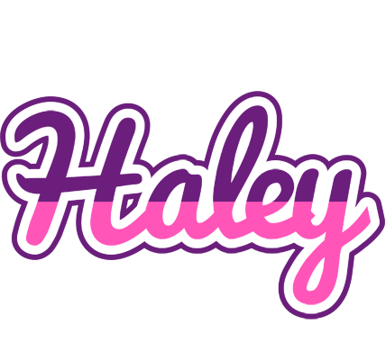 Haley cheerful logo