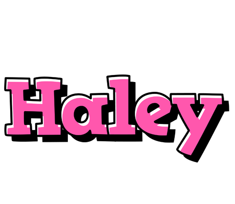 Haley girlish logo