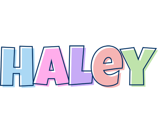 Haley pastel logo
