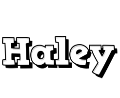 Haley snowing logo