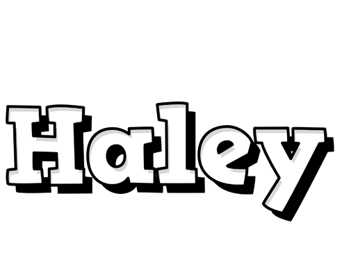 Haley snowing logo