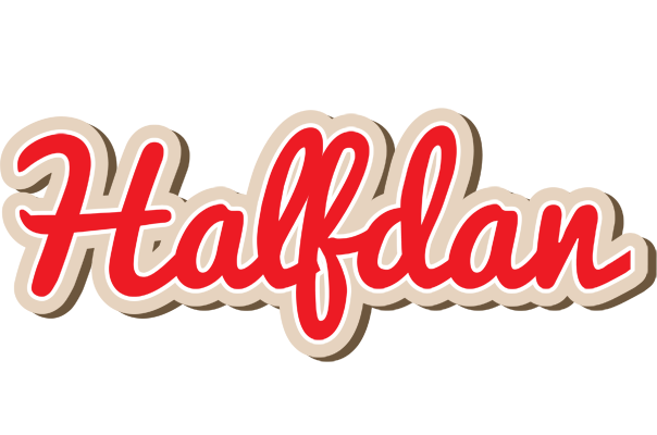 Halfdan chocolate logo