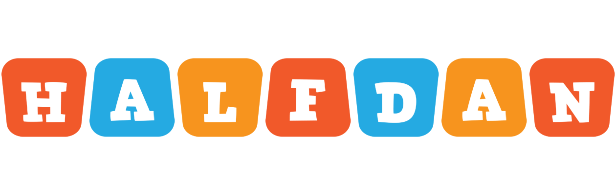 Halfdan comics logo