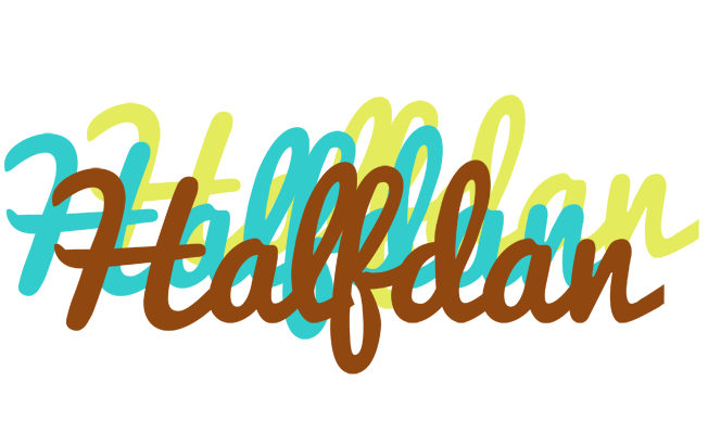Halfdan cupcake logo