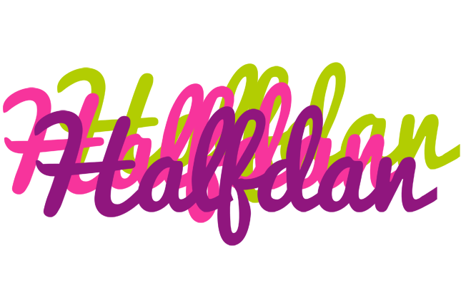 Halfdan flowers logo