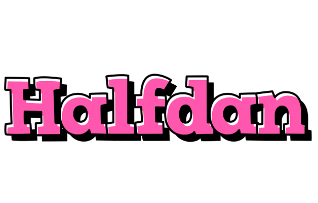 Halfdan girlish logo