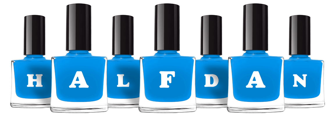 Halfdan glossy logo