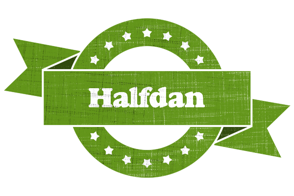 Halfdan natural logo