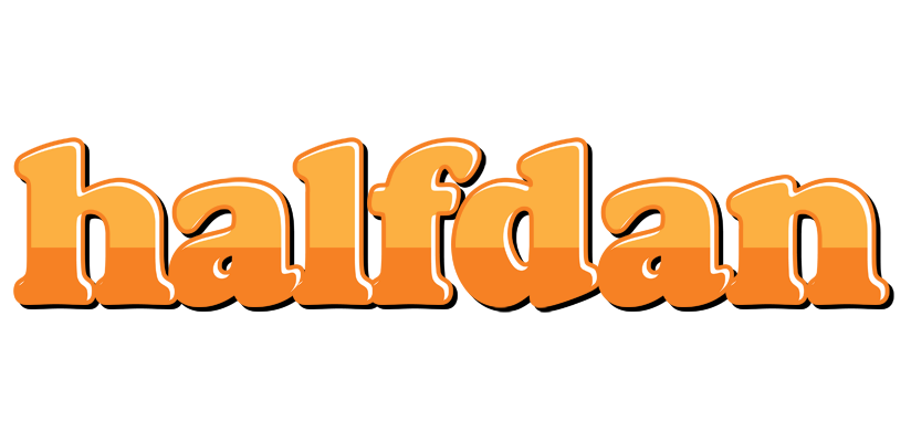 Halfdan orange logo