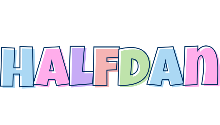 Halfdan pastel logo
