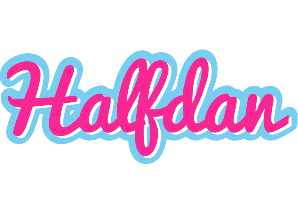 Halfdan popstar logo