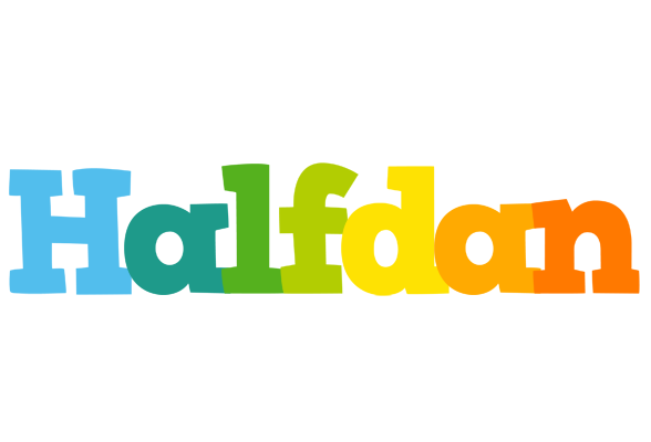 Halfdan rainbows logo