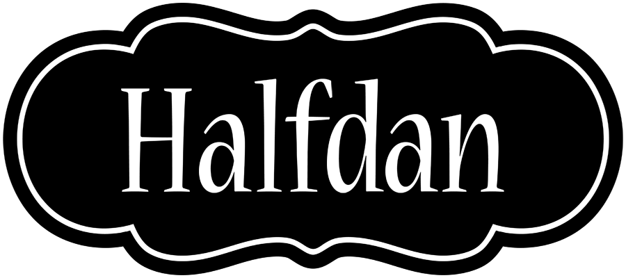 Halfdan welcome logo
