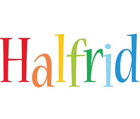Halfrid birthday logo