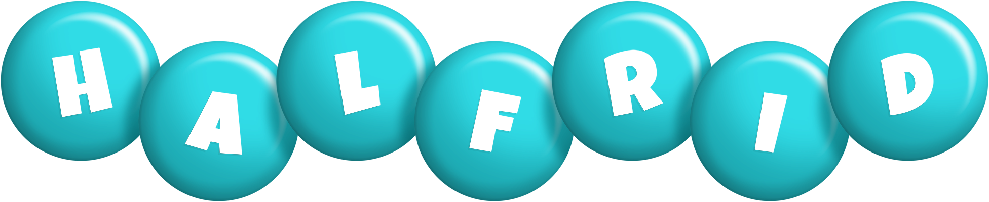Halfrid candy-azur logo