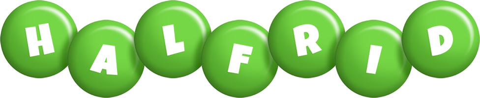 Halfrid candy-green logo