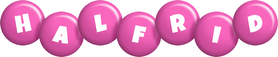 Halfrid candy-pink logo