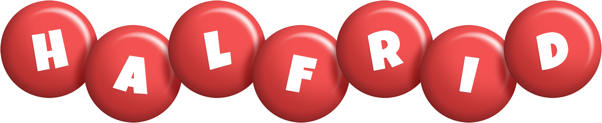 Halfrid candy-red logo