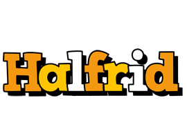 Halfrid cartoon logo