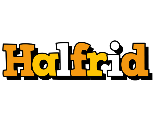 Halfrid cartoon logo