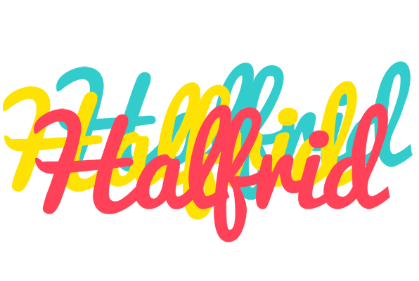 Halfrid disco logo