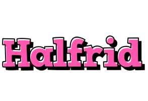 Halfrid girlish logo