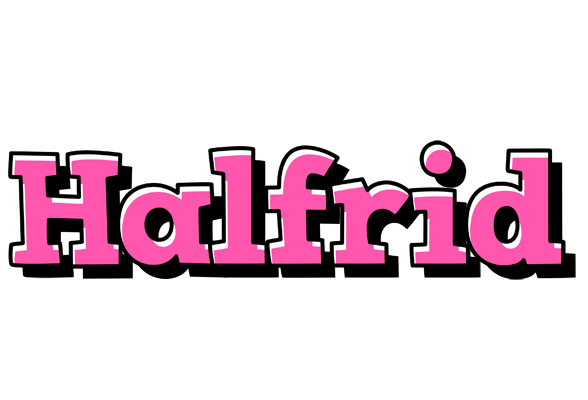 Halfrid girlish logo